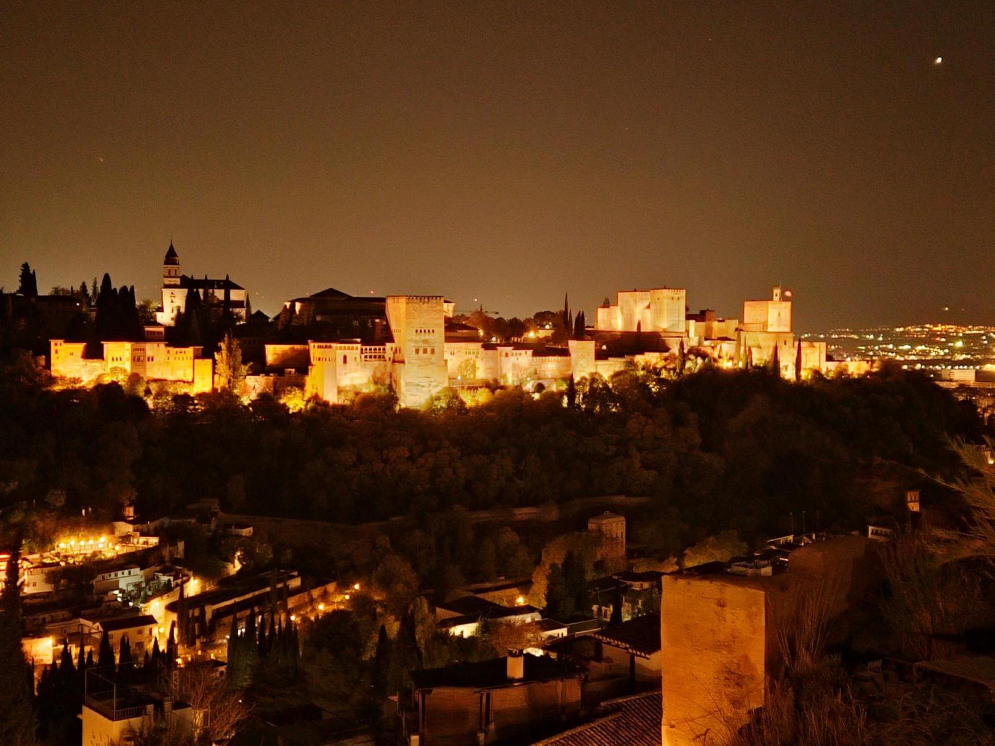 格拉纳达Luxury Cave 100M Super Terraza Vistas Alhambra Wifi别墅 外观 照片